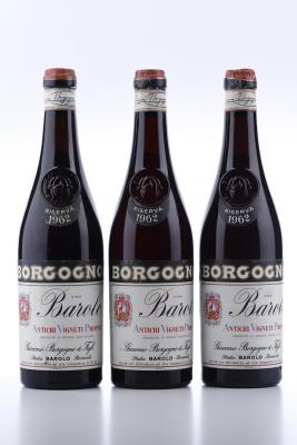 BAROLO RISERVA 1962 - Giacomo Borgogno - 3 Bottles