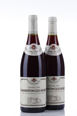 CHAMBERTIN CLOS DE BEZE 2010 - Bouchard - 2 Bottles