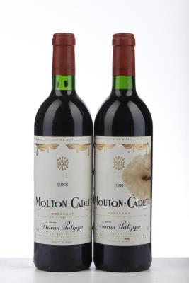 MOUTON CADET 1988 - Mc - 2 Bottles