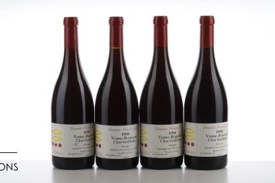 VOSNE ROMANEE CLOS GOILLOTTE 1996 - Prieure Roch - 7 Bottles