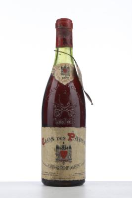 CHATEAUNEUF DU PAPE CLOS DES PAPES 1972 - Paul Avril - 1 Bottle