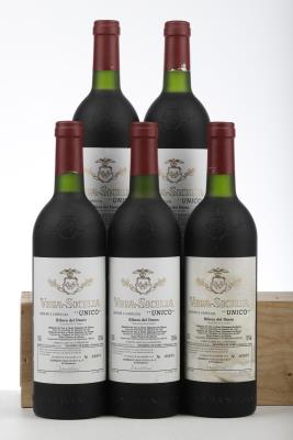 VEGA SICILIA UNICO RESERVA ESPECIAL 1973-1974 1995 - Vega Sicilia - 5 Bottles