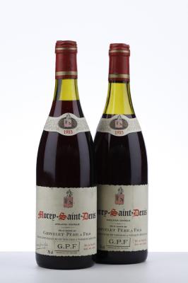 MOREY ST DENIS 1985 - Grivelet - 2 Bottles