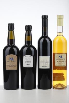 MIXED MAS AMIEL 1996 PRIVILEGE + 2001 MUSCAT + CUVEE SPECIALE 10 ANS NV - Mas Amiel  - 3 Bottles