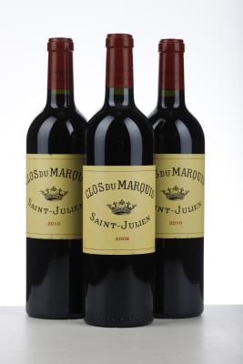 CLOS DU MARQUIS MIXED 1*2008 + 2*2010 - Mc - 3 Bottles