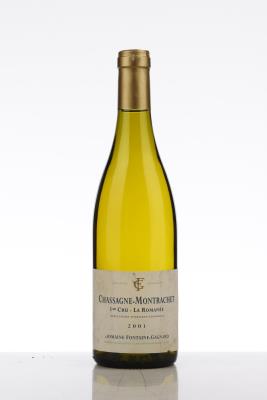 CHASSAGNE MONTRACHET BLANC LA ROMANEE 2001 - Fontaine Gagnard - 1 Bottle