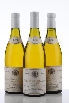 CRIOTS BATARD MONTRACHET 1990 - Fontaine Gagnard - 3 Bottles