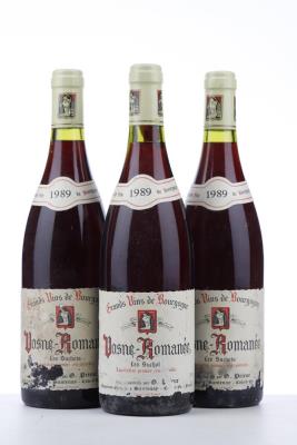 VOSNE ROMANEE LES SUCHOTS 1989 - G. Prieur  - 3 Bottles