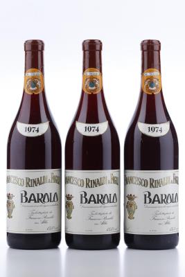 BAROLO 1974 - Francesco Rinaldi  - 3 Bottles