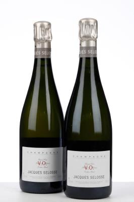 JACQUES SELOSSE EXTRA BRUT V.O. NV - Jacques Selosse - degorge 11/2019 - 2 Bottles