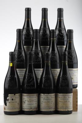 GIGONDAS PRESTIGE DES HAUTES GARRIGUES 4*1999 + 4*2004 + 3*2010    - Domaine Santa Duc - 11 Bottles