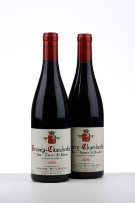 GEVREY CHAMBERTIN LAVAUX ST JACQUES 2006 - Denis Mortet - 2 Bottles