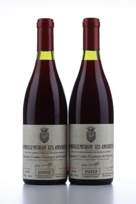 CHAMBOLLE MUSIGNY LES AMOUREUSES Comte de Vogue 1992 - 2 Bottles