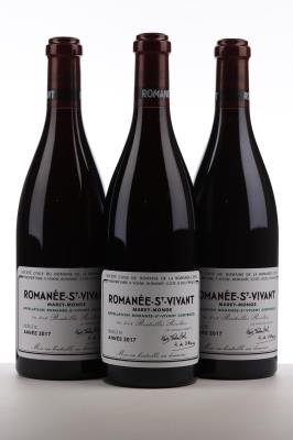 ROMANEE ST VIVANT 2017 - Domaine de la Romanee Conti - 3 Bottles