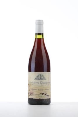 LATRICIERES CHAMBERTIN 1986 - Chris Newman - 1 Bottle
