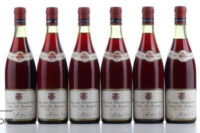GEVREY CHAMBERTIN CLOS ST JACQUES Moillard Grivot 1964 - 11 Bottles