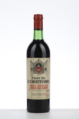 CLOS DE L'ORATOIRE 1975 - Mc - 1 Bottle