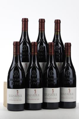 CHATEAUNEUF DU PAPE DEUS EX MACHINA 2003 - Clos St Jean - 7 Bottles