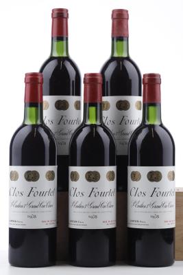 CLOS FOURTET 1978 - Mc - 5 Bottles