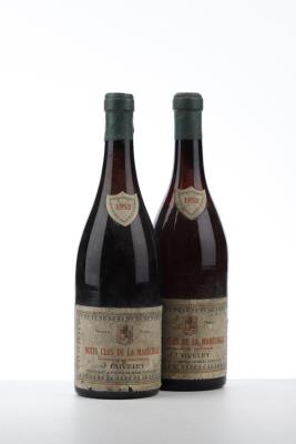 NUITS ST GEORGES CLOS DE LA MARECHALE 1952 - Faiveley - 2 Bottles