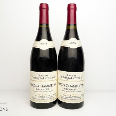 MAZIS CHAMBERTIN 2001 - Confuron Cotetidot - 2 Bottles