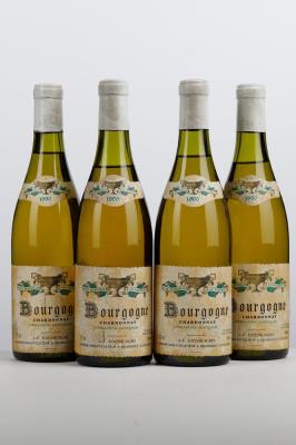 BOURGOGNE CHARDONNAY 1990 - Coche Dury - 4 Bottles