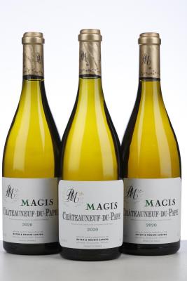 CHATEAUNEUF DU PAPE MAGIS BLANC 2020 - Rotem et Mounir Saouma - 3 Bottles