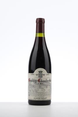 GEVREY CHAMBERTIN 1 ER CRU 1995 - Claude Dugat - 1 Bottle