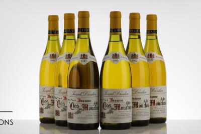 BEAUNE CLOS DES MOUCHES BLANC 1992 - Joseph Drouhin - 6 Bottles