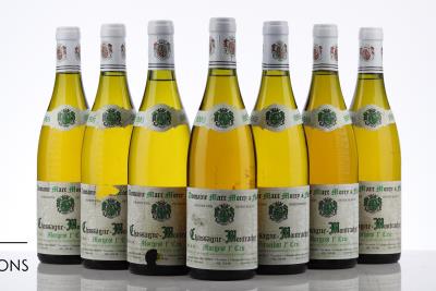 CHASSAGNE MONTRACHET BLANC MORGEOT 1995 - Marc Morey - 7 Bottles