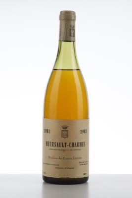 MEURSAULT CHARMES 1981 - Comtes Lafon - 1 Bottle
