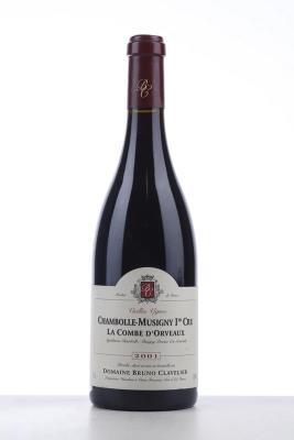 CHAMBOLLE MUSIGNY LA COMBE D'ORVEAUX VIEILLES VIGNES 2001 - Bruno Clavelier - 1 Bottle
