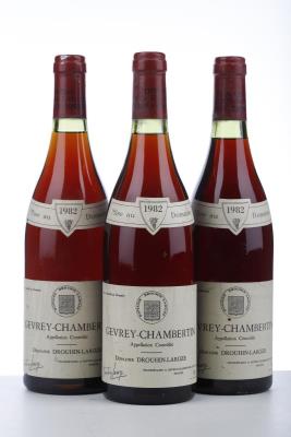 GEVREY CHAMBERTIN 1982 - Drouhin laroze - 3 Bottles
