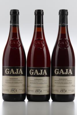 BARBARESCO 1974 - Gaja - 3 Bottles