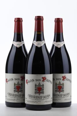 CHATEAUNEUF DU PAPE CLOS DES PAPES 2012 - Paul Avril - 3 Magnums