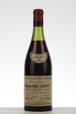ROMANEE CONTI 1963 - Domaine de la Romanee Conti - 1 Bottle