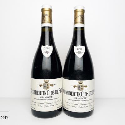 CHAMBERTIN CLOS DE BEZE 2001 - Armand Rousseau - 2 Bottles