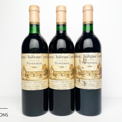 VIEUX CHATEAU CERTAN 1986 - Mc - 3 Bottles