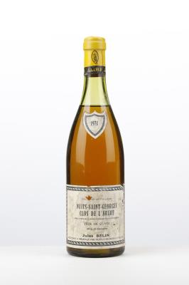 NUITS ST GEORGES BLANC CLOS DE L'ARLOT 1971 - Jules Belin - 1 Bottle