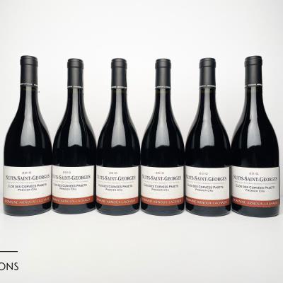 NUITS ST GEORGES CLOS DES CORVEES PAGETS 2010 - Arnoux Lachaux - 6 Bottles