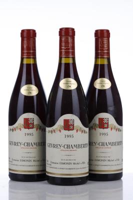 GEVREY CHAMBERTIN VIEILLES VIGNES 1995 - Michel Esmonin - 3 Bottles