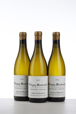 PULIGNY MONTRACHET CHAMP GAIN 2021 - Arnaud Baillot - 3 Bottles
