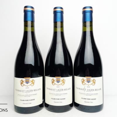 CLOS VOUGEOT 2018 - Thibault Liger Belair - 3 Bottles