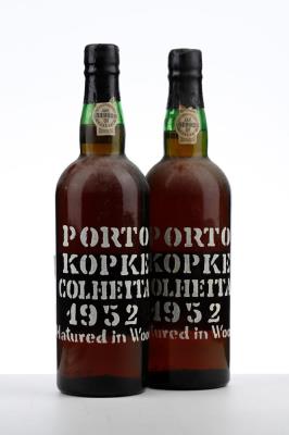 KOPKE COLHEITA PORT 1952 - Kopke - Bottled in 1992 - 2 Bottles