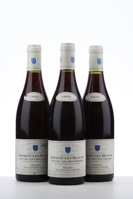 SAVIGNY LES BEAUNE LES  ROUVRETTES 2002 - Jean Jacques Girard - 3 Bottles