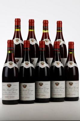 NUITS ST GEORGES LES PERRIERES 1990 - Grafe Lecocq - 9 Bottles