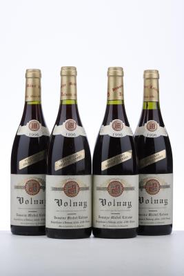 VOLNAY VENDANGES SELECTIONNEES 1996 - Michel Lafarge - 4 Bottles