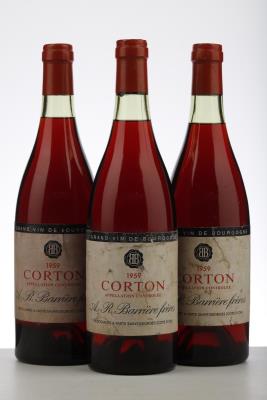 CORTON 1959 - A R Barriere - 3 Bottles