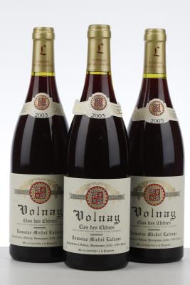 VOLNAY CLOS DES CHENES 2003 - Michel Lafarge   - 3 Bottles