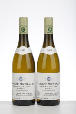 CHASSAGNE MONTRACHET BLANC CLOS DU CAILLERETS 2019 - Ramonet - 2 Bottles